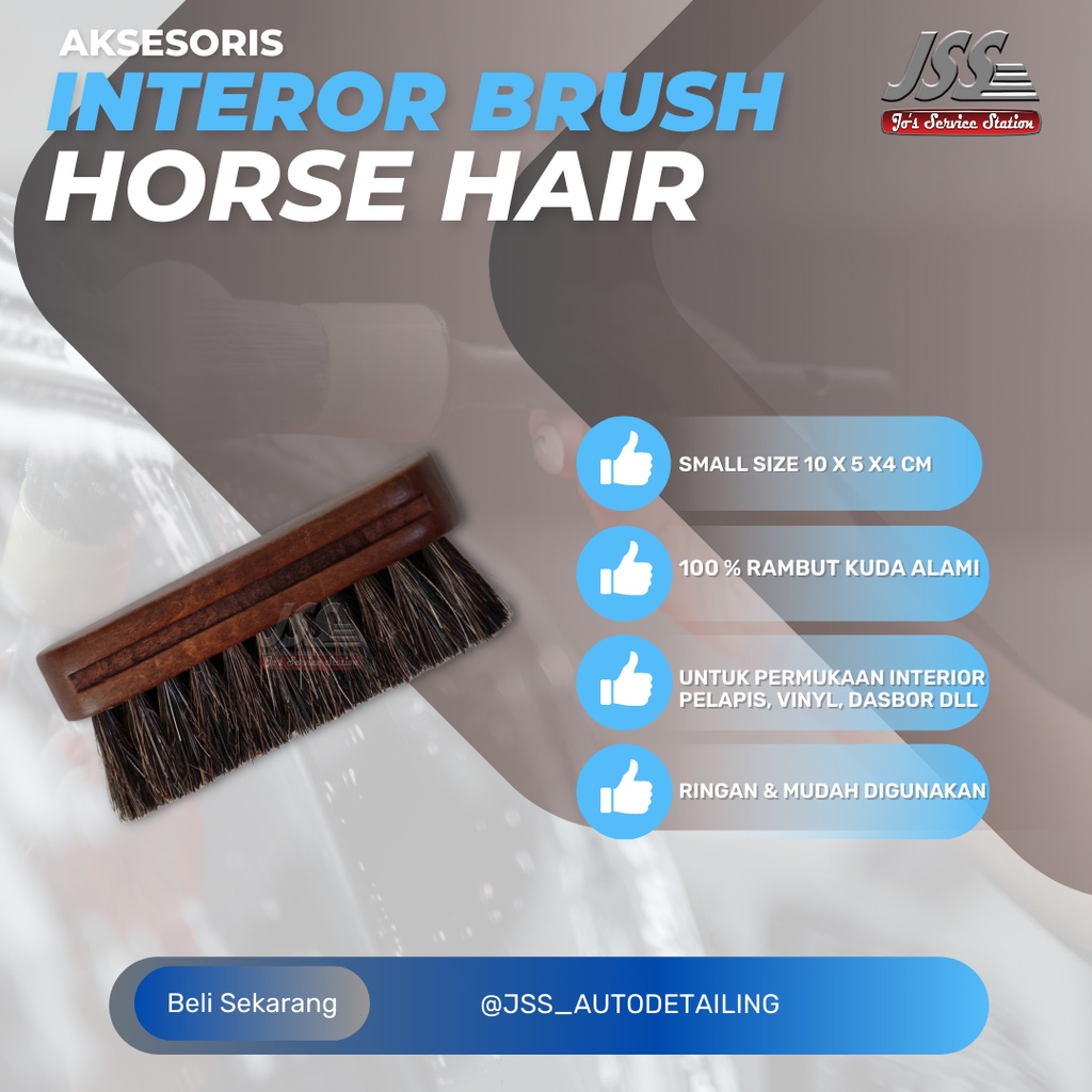 Jual Horse Hair Interior Detailing Brush Soft Shopee Indonesia