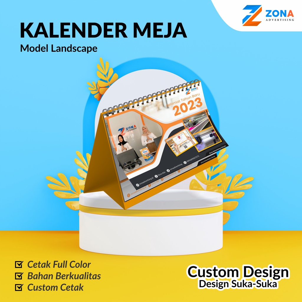 Jual Kalender Meja Kalender Duduk 2023 Custom Shopee Indonesia 9562