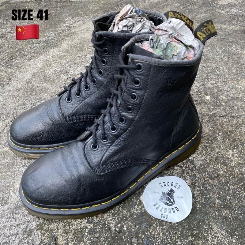Jual Sepatu Dr Martens atau docmart 1460 Grizzly 8 Hole | Shopee Indonesia