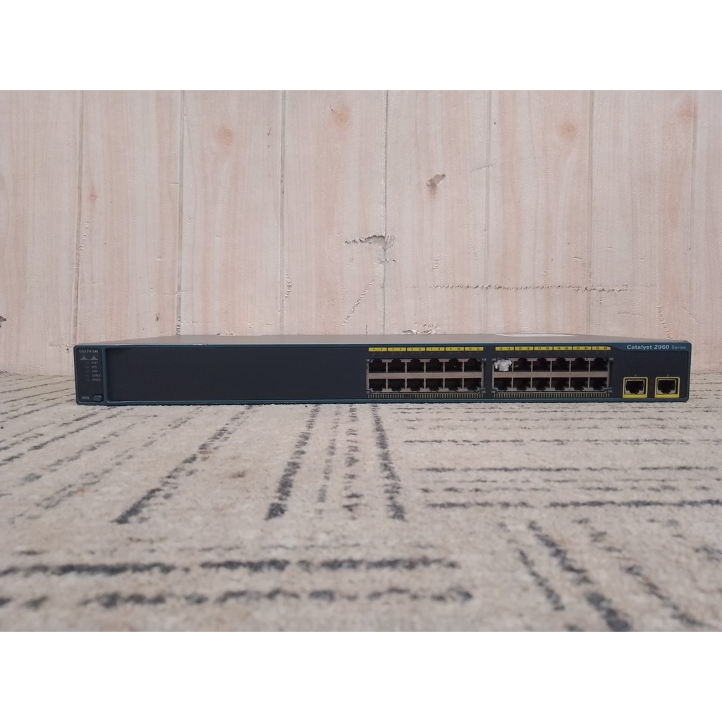 Jual Switch Hub Cisco Catalyst 2960 24 Port Minus 1 Dengan 2 Port ...