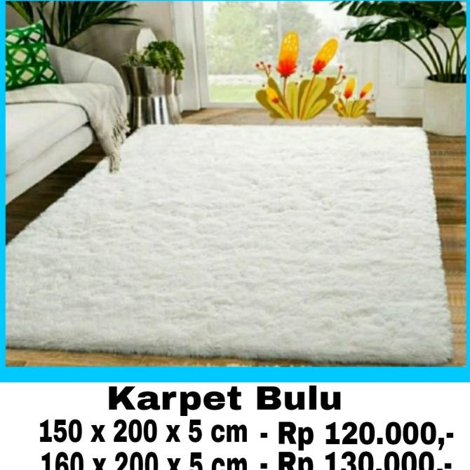 Jual Karpet bulu rasfur, 150 x 200 cm | Shopee Indonesia