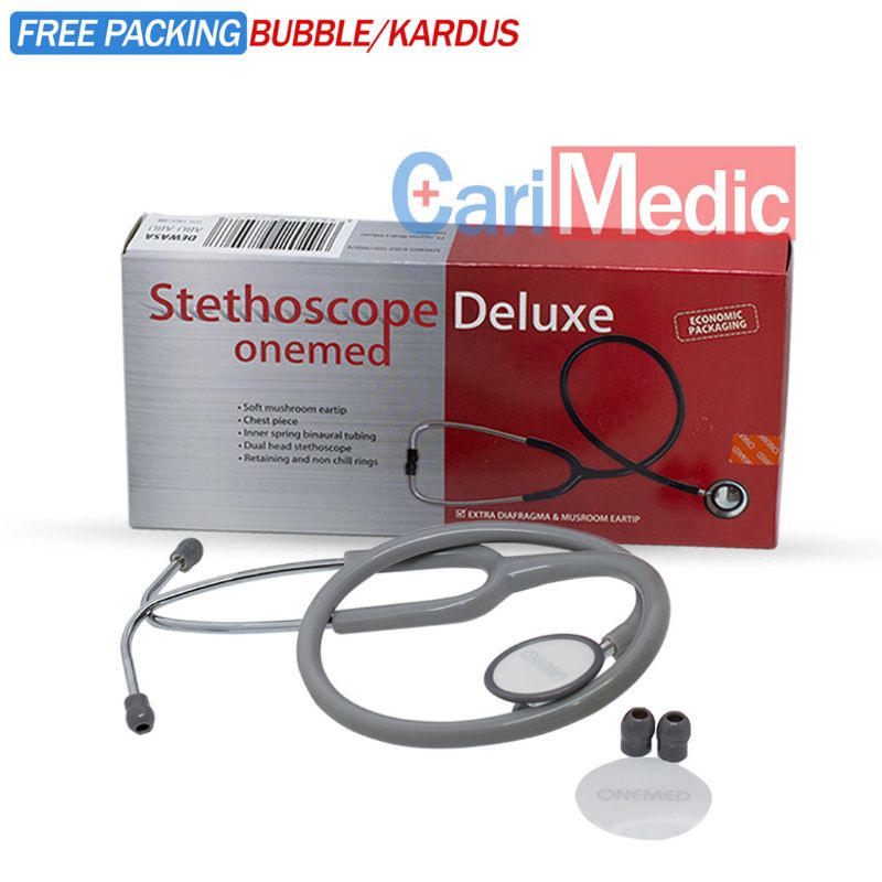 Jual Stetoskop Onemed Deluxe Stetoscope Adult Shopee Indonesia 2325