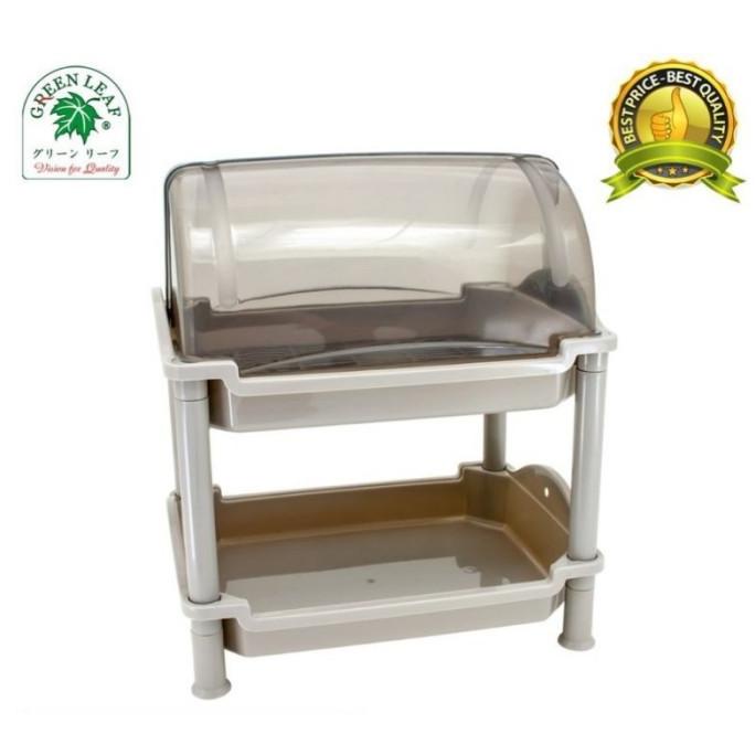 Jual Rak Roti Plastik Susun 2 - bread showcase food rack display 4023 ...