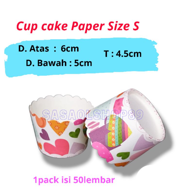 Jual Muffin Paper Cup S Mangkok kertas muffin Kertas alas roti | Shopee ...