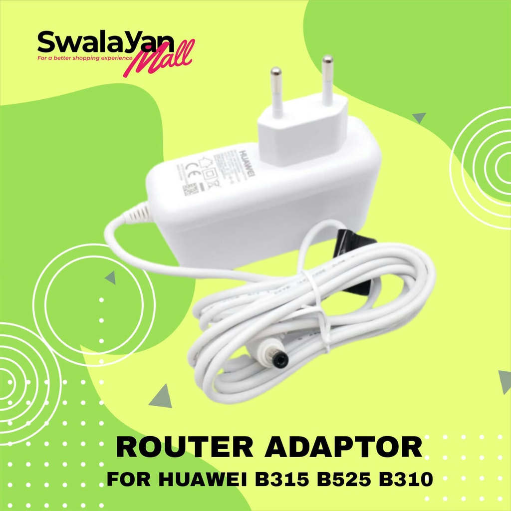 Jual Adaptor Adapter Charger Router Huawei B593 B315 B525 B310 & BISA ...