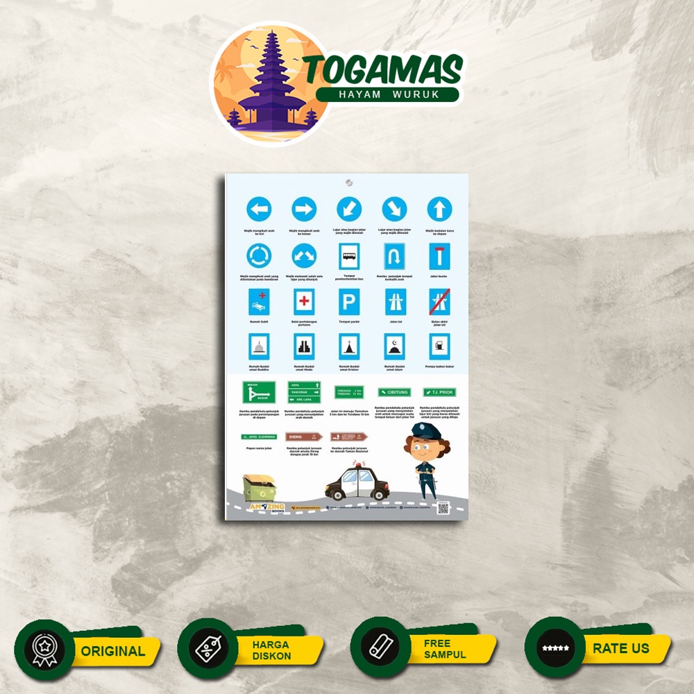 Jual Poster Rambu-Rambu Lalu Lintas | Shopee Indonesia