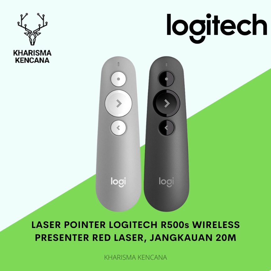 Jual LASER POINTER LOGITECH R500s WIRELESS PRESENTER 2,4GHz | Shopee ...