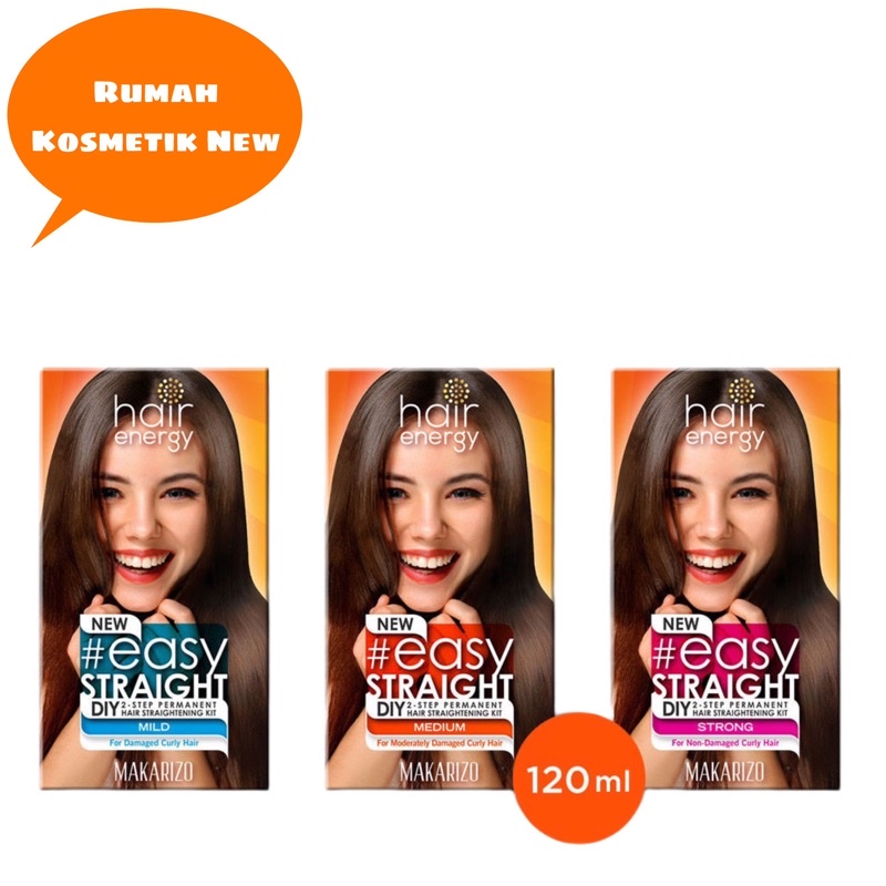 Jual Makarizo Hair Energy Easy Straight Pelurus Rambut Permanent 120 ML ...