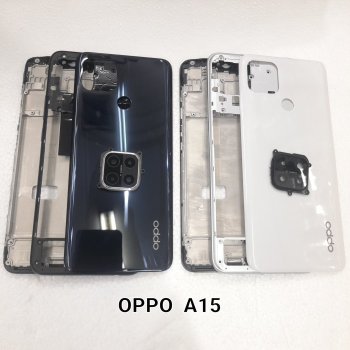 Jual CASING KESING FULLSET OPPO A15 FRAME BEZEL BACKDOOR original
