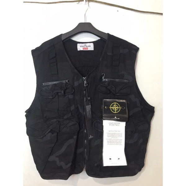 Stone island x supreme vest online