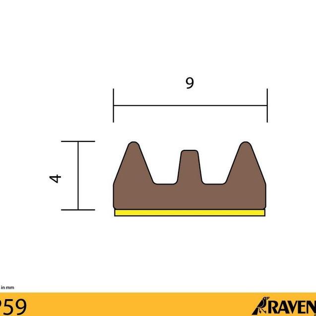 Jual RAVEN RP59 Putih 6 Meter Door Seal Penutup Celah Kusen pintu ...