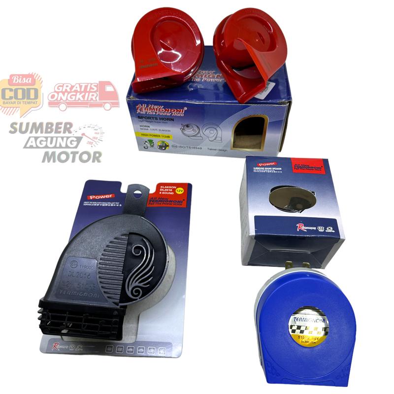 Jual KLAKSON KEONG VARIASI SINGLE DOBEL 12V LANGSUNG PASANG PNP TANPA