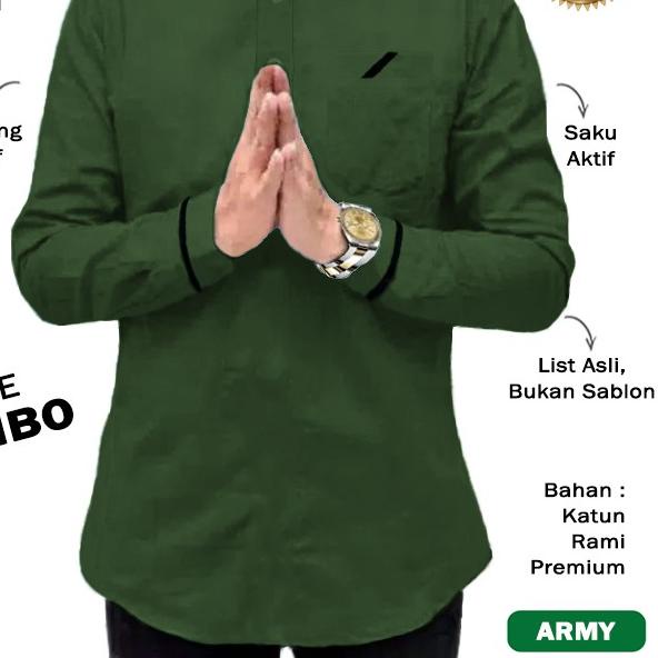 Jual LM 27751 Baju Pria Lengan Panjang KOKO RAJA PAKISTAN RAMI Size ...