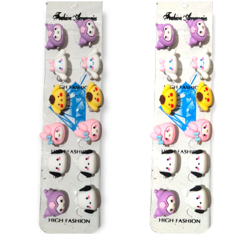 Jual Bros Multi Karakter Anime Korea Multi Warna Pin Peniti 12 Pcs