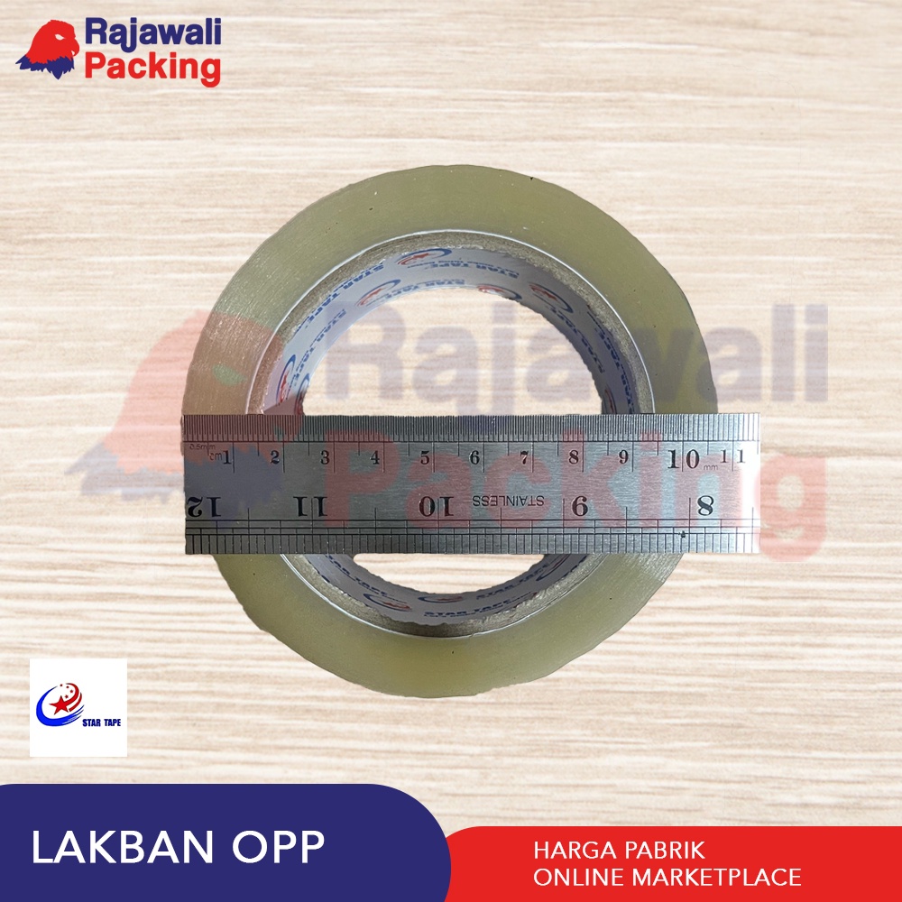 Jual Lakban Bening Startape ukuran 45mm x 100 yard x 45 micron | Shopee ...