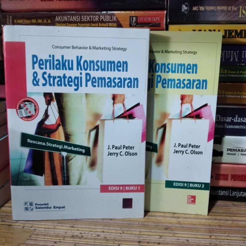 Jual Perilaku Konsumen Dan Strategi Pemasaran Edisi 9 Buku 1-2 By Paul ...