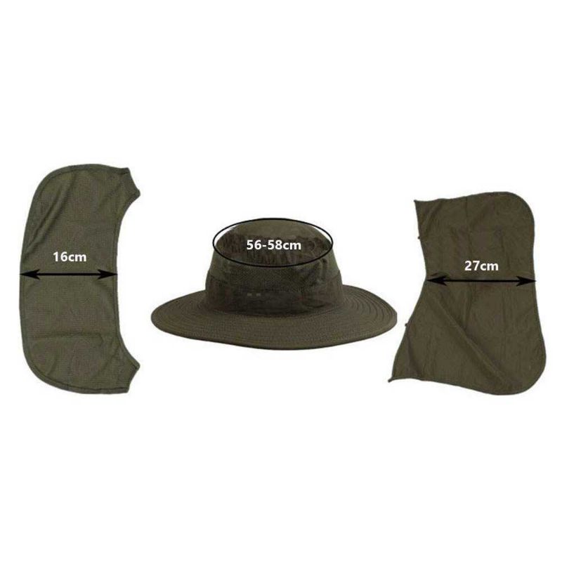 Jual Topi Rimba Pria Outdoor Hiking Gunung Mancing dengan Sarung ...