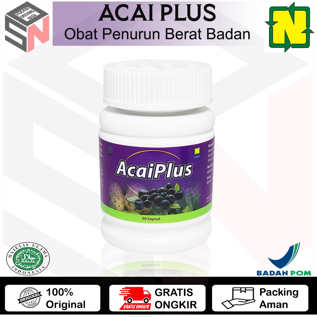 Jual Acai Plus Asli Nasa Acaiplus Original Pelangsing Natural Herbal