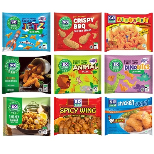 Jual so good makanan beku chicken nugget,chicken karage, chicken stick