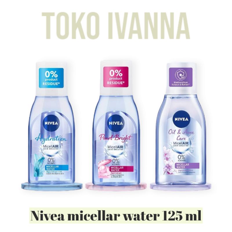 Jual Nivea Micellar Water MicellAIR 125mL | Shopee Indonesia