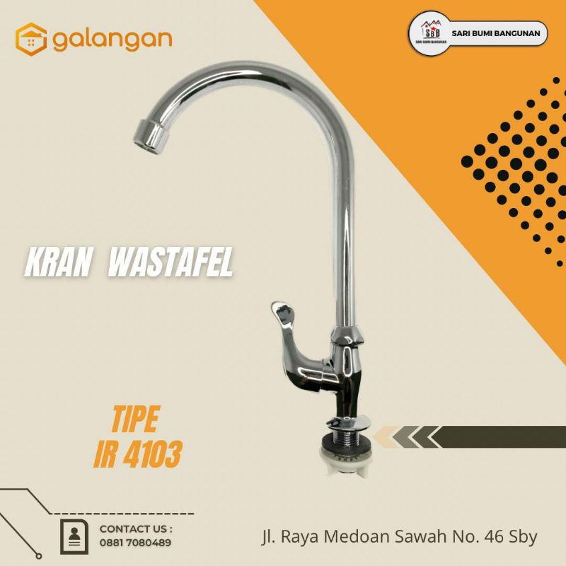 Jual Kran Cuci Kran Dapur Frud Ir 4103 Pillar Sink Tap Shopee Indonesia