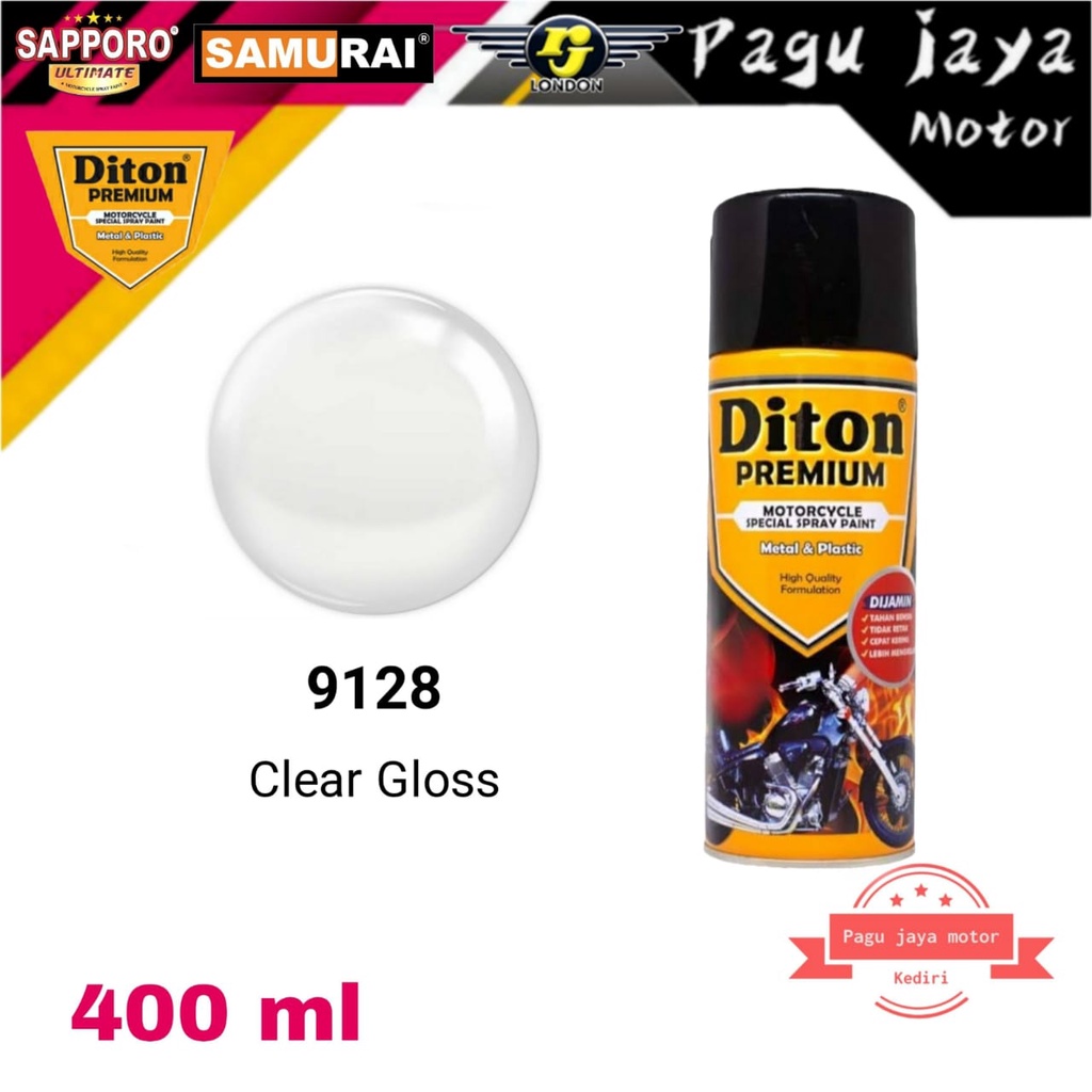 Jual DITON PREMIUM 9128 CLEAR GLOSS GLOSSY DAN ACTIVATOR AKTIVATOR ...
