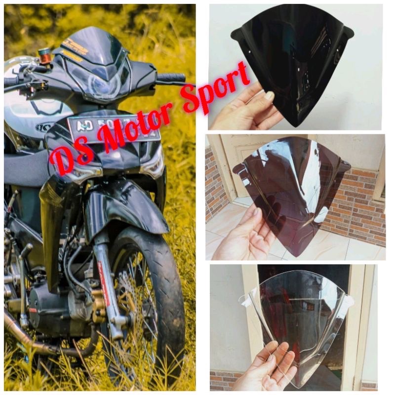 Jual VISOR SUPRA X 125 2007 2008 2009 2010 2011 2012 2013 BAHAN AKRILIK
