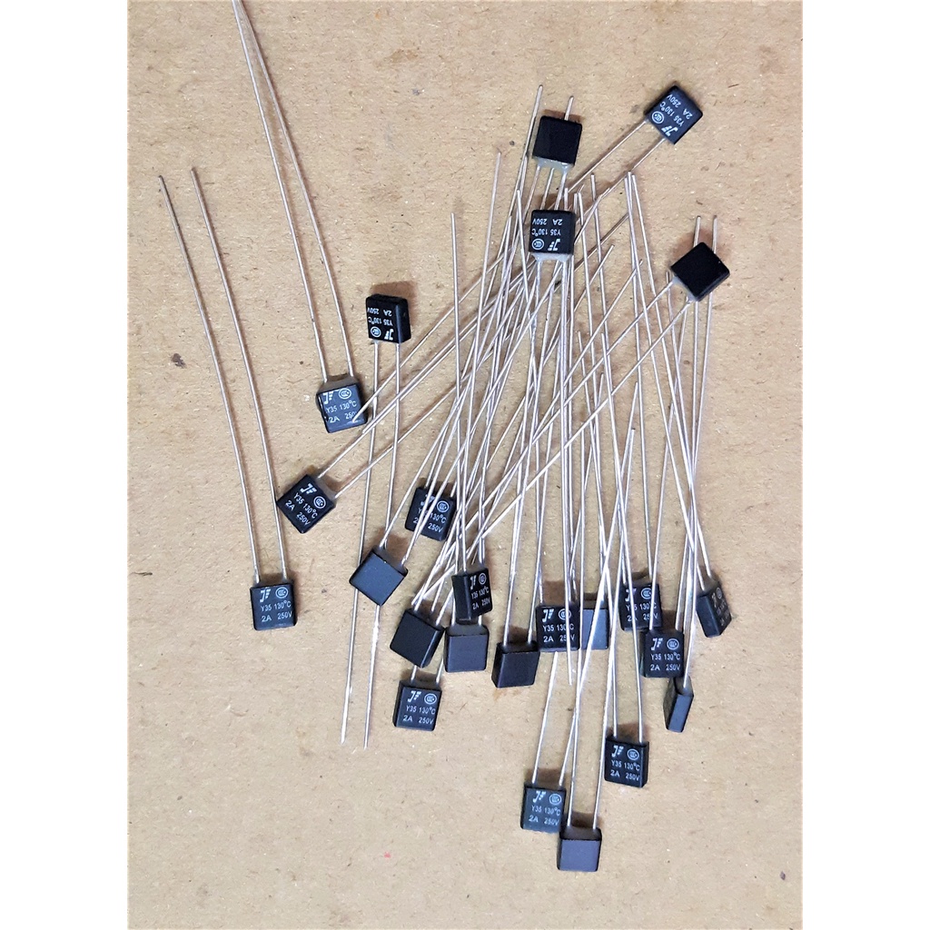 Jual Termo Fuse / Thermal Fuse Dinamo Kipas Angin, 2A, 130'C, 250V ...