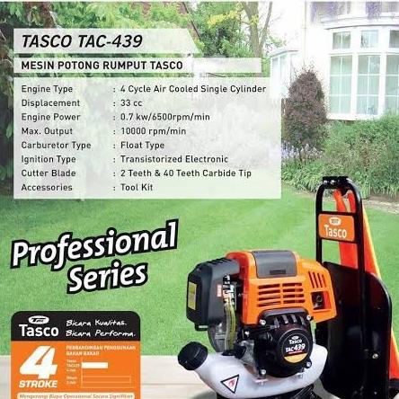 Jual tasco mesin potong rumput gendong 439 4tak meson potong rumput 4 ...