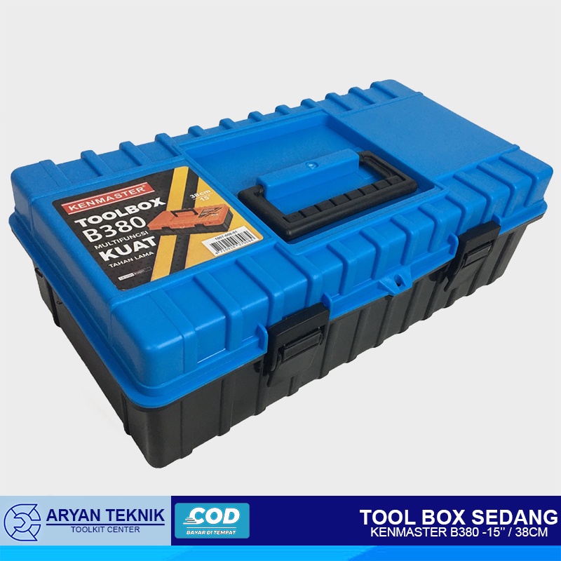 Jual TOOL BOX / KOTAK PERKAKAS UKURAN SEDANG Tool Box Plastik 15 Inch ...