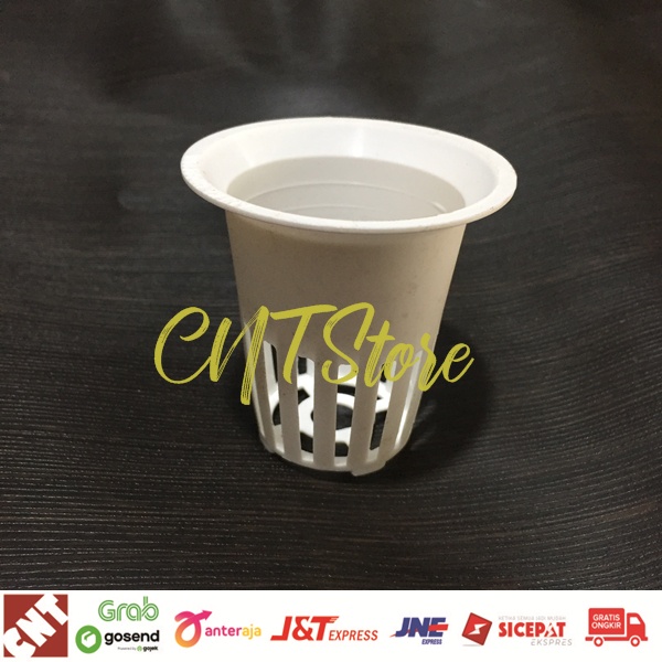 NETPOT Hidroponik Putih 5 cm Bahan Tebal