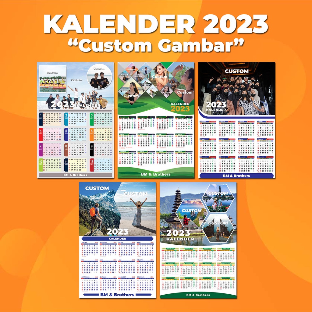 Jual Kalender Dinding Murah A3 I Cetak Kalender 2023 Custom Ii Calender Dinding Ii Proses Cepat 2058