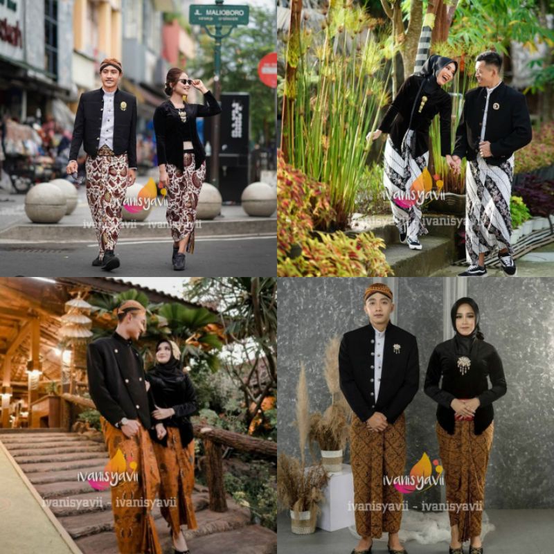 Jual Fullset Baju Prewed Prewedding Couple Adat Jawa Model