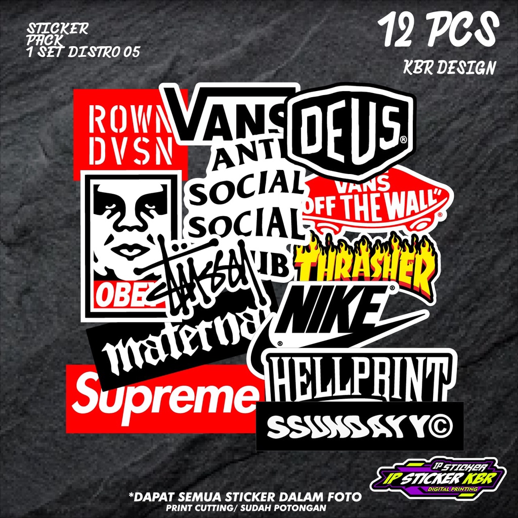 Jual STIKER PACK DISTRO / STIKER MOTOR / STICKER CUTTING / STICKER PACK ...
