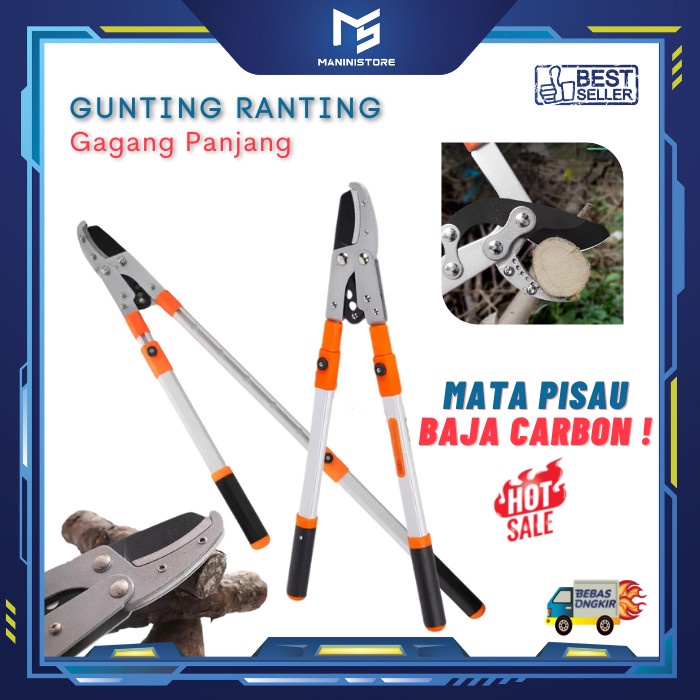 Jual Pemotong Gunting Ranting Pohon Gagang Panjang Dahan Pemotong Besar ...