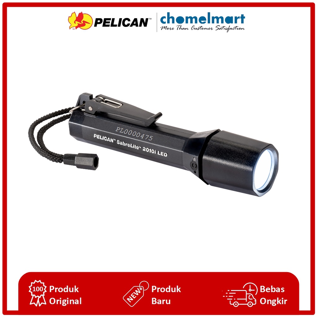 Jual Pelican Senter Led Sabrelite 2010 - Hitam | Shopee Indonesia