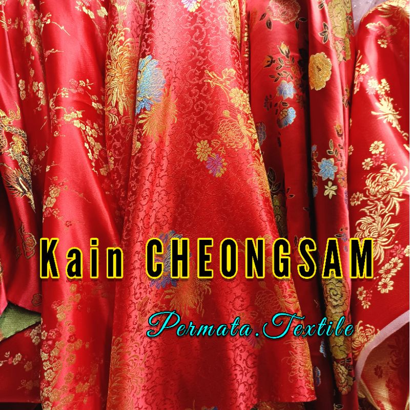 Jual Kain Cheongsam baju China chongsam Cocok buat Hari Imlek Shopee Indonesia