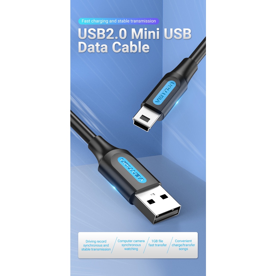 Jual Kabel Data Mini USB Type B | Shopee Indonesia