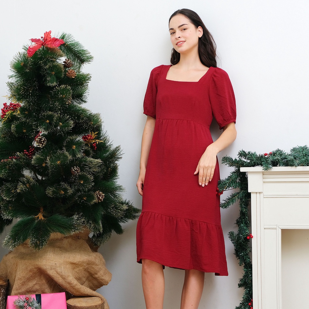 Jual BLFwoman Dress Wanita Woman Dress - Shannon Ruffle | Shopee Indonesia