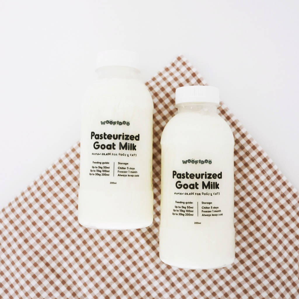 Jual WOOFIDOO Pasteurized Goat Milk Dog Cat Susu Kambing Steril Fresh