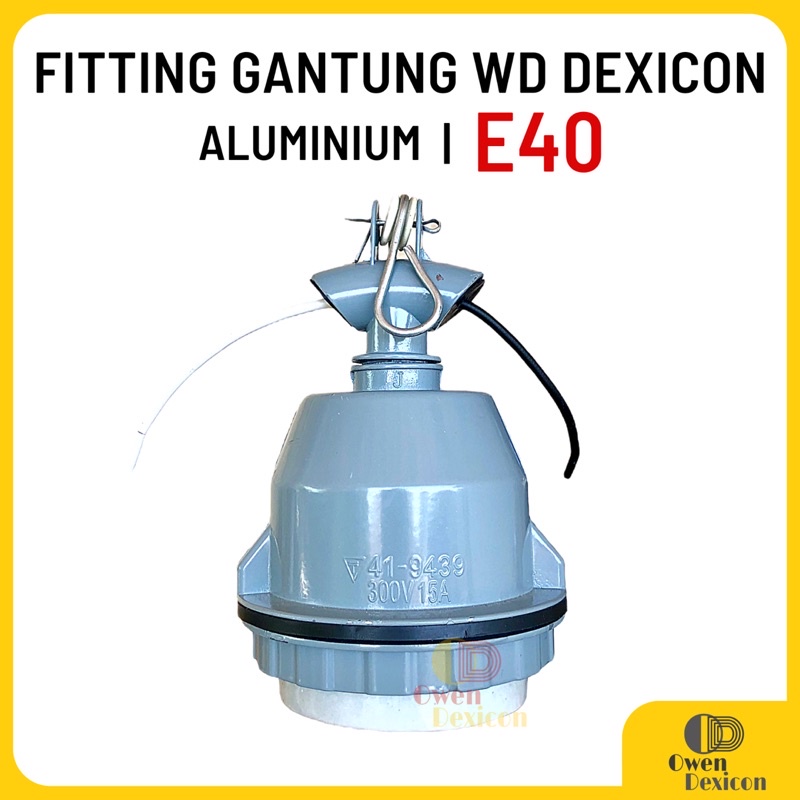 Jual Fitting Gantung WD Keramik Aluminium E40 / Fitting Lampu Jalan ...