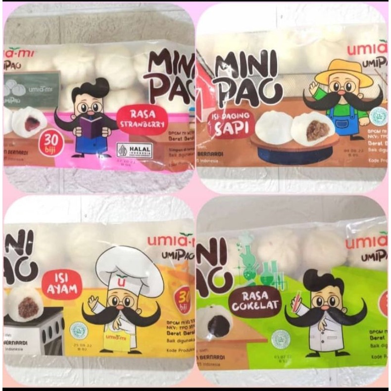 Jual Mini pao umami isi coklat,sapi,ayam isi 30 | Shopee Indonesia