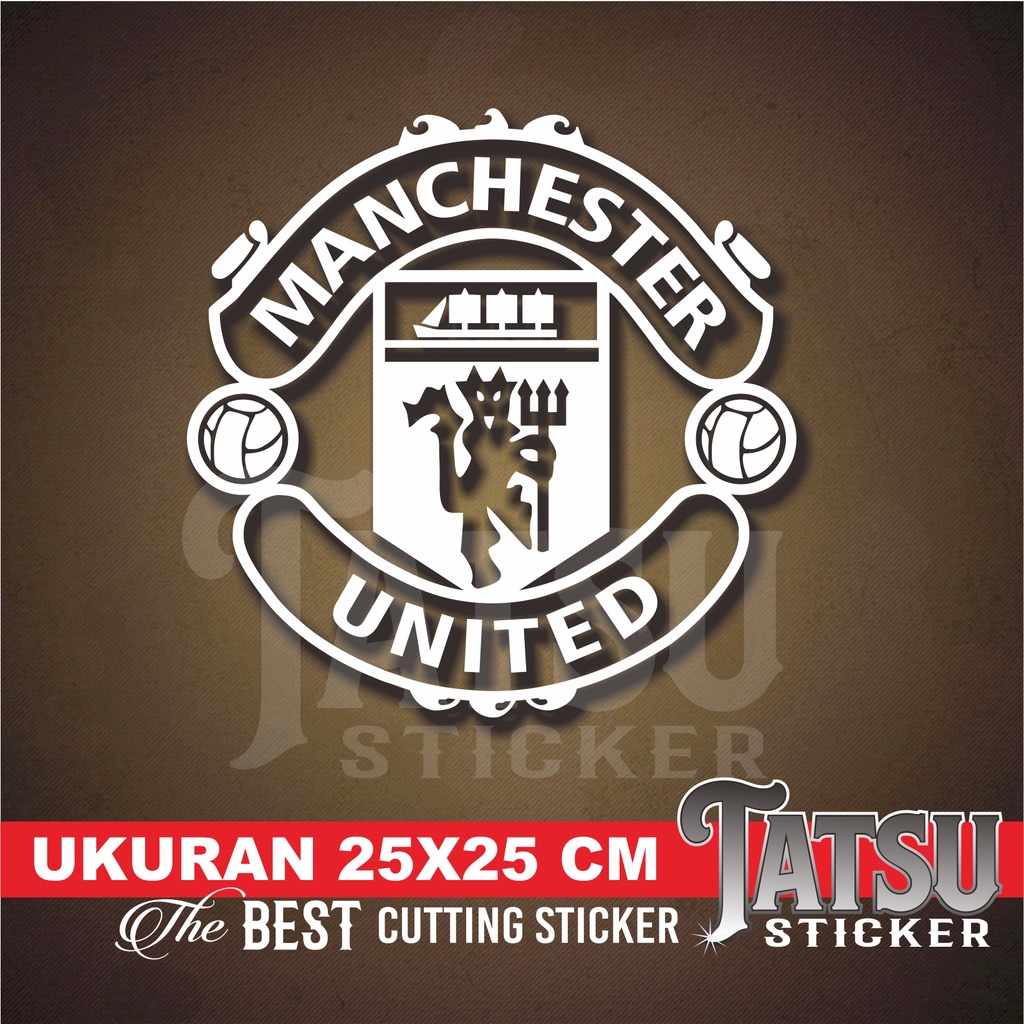 Jual CUTTING STICKER KACA MOBIL BODY PINTU - STIKER BOLA MU FC MODEL ...