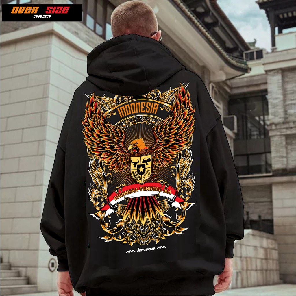 Jual JAKET OVERSIZE INDONESIA BRAVE GARUDA M L XL 2XL 3XL 4XL 5XL 6XL ...