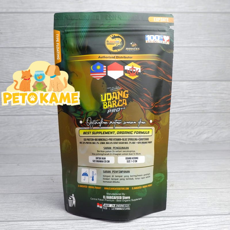 Jual El Barca (NEW) UDANG BARCA PRO MULTI Color 50 gram | Pakan khusus ...