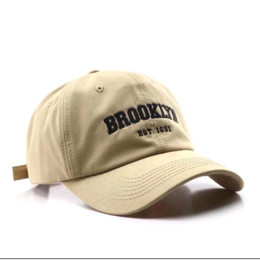 Jual Topi Unisex Cap Hat Soft Material Bordir Brooklyn Baseball ...