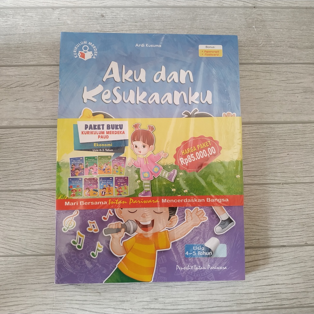 Jual Buku PAUD TK Kurikulum Merdeka (Usia 4-5 Tahun) Lengkap - Intan ...