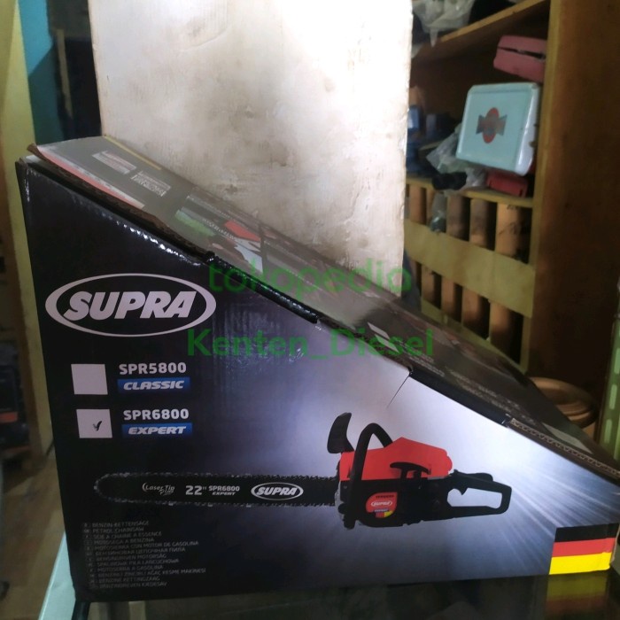 Jual Chainsaw Supra 22Inch Laser Gergaji Mesin Kayu Sinso Senso 22 Shopee Indonesia