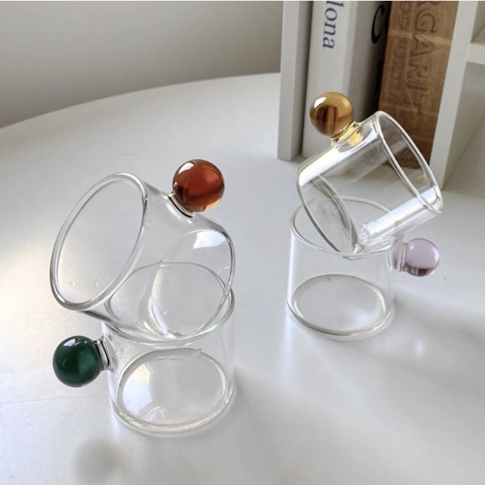 Jual TWBE DYEONG Mini Glass 90ml Borosilicate Sauce Glass Gelas