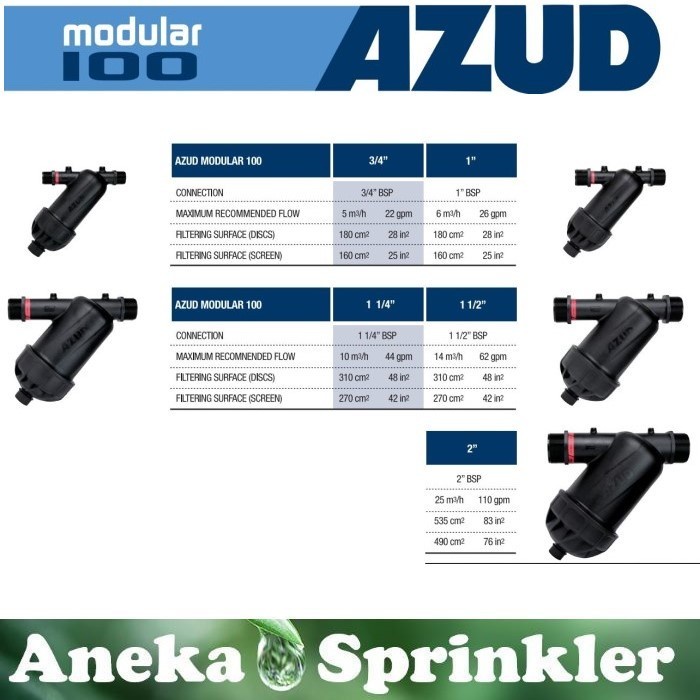 Jual Irigasi Azud Disc Filter Air Modular 100 2 Inch | Shopee Indonesia